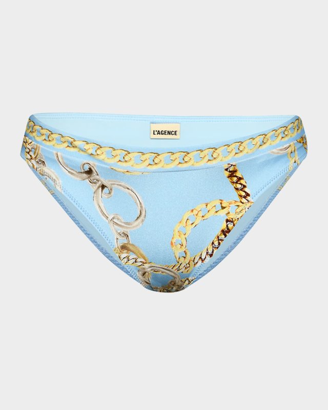 Nicole Oversized Chain Classic Bikini Bottoms